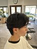 メンズカット＋フェザーパーマ＋ASIAトリートメント