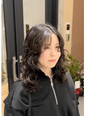 縮毛矯正からパーマヘアにチェンジ