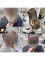フランチェスカドット(francesca.)&nbsp;ケアブリーチでより赤みのない透明感カラーができます！