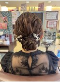 お呼ばれヘア