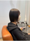 大人かわいいぱつっと韓国タッセルボブ