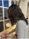 ロングパーマ