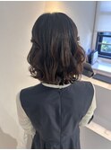 ハーフツイン/ハーフアップ/結婚式/参列/お呼ばれヘア