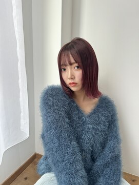 サンクチュアリー ウィズ コネクト(Sanctuary with connect) ぱつっと切りっぱなしボブ