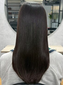 ハーシーバイアポロ 相模大野(HERSHE by apollo) x髪質改善/ホワイトグレージュ/レイヤーカット/チェリーブラウン