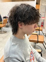 エルマーク 大宮(L-MARK)&nbsp;メンズウルフ/men's/スパイラルパーマ/波巻き/ツイスパ