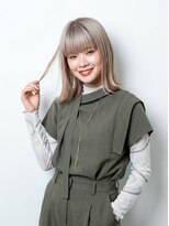 アッシュ 川口店(Ash)&nbsp;髪質改善/透け感グレージュ/前髪パーマ/ハイライト/川口駅/川口