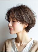 白髪ぼかし脱白髪染め似合わせカット40代50代60代