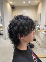 メンズクル(men's quru.)&nbsp;波巻きツイストスパイラルパーマ波巻きパーマメンズウルフ勝川駅
