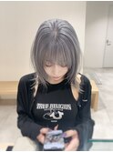 【坪井】ケアブリーチ ×シルバー