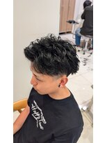 アッシュ 浦安店(Ash) アップバングショート×パーマ