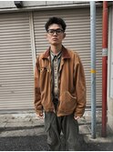 メンズパーマスパイキーショートメンズピンパーマ【GIA】