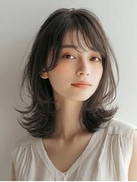 コトンアトリエ 人形町(COTON atelier)&nbsp;ダークパープル/ナチュラルショート/ミルクブラウン/夏/人形町駅