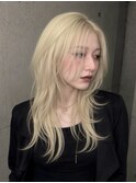 【琴海】ハッシュカットウルフカットシャギーカットモードヘア