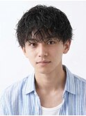 リバースセンターパート/ニュアンスパーマ/ダウンバング/西長堀