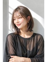 アッシュ 学芸大学店(Ash)&nbsp;ボブ/大人女性/シアーグレージュ/髪質改善/白髪ぼかし