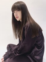 ノラ ヘアーサロン(NORA HAIR SALON)&nbsp;〈akane〉ワイドバング 切りっぱなしロング