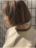 20代30代40代レイヤーカットショートオージュアタッセルボブ