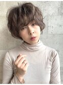 【The C】マッシュボブ☆艶と柔らかさのあるグレージュ