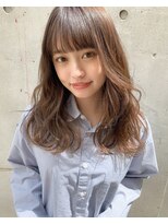 グレース(GRACE)&nbsp;クリアバングが大人可愛いナチュラルミディ　担当大山