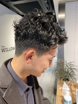 ザウィロー 神保町店(The WILLOW) 癖毛風パーマスタイル【メンズサロン The WILLOW 神保町店】