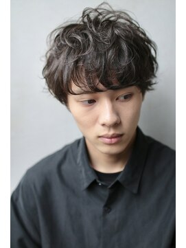 ソウスシア(SOURCE cia) ミックスパーマクラウドマッシュ【佐藤和弥】