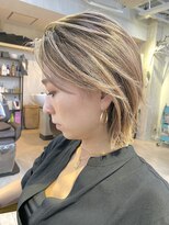 ニコフル(Nico-Hulu) ナチュラルショート　ハイライトカラー【人形町/浜町/水天宮】