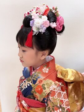 キーポイント(K Point) 七五三、新日本髪