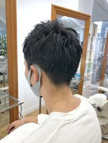 ヘッズ 本八幡店(HEADS)&nbsp;MEN'S HAIR  センターパート　ツイストスパイラル　コンマヘア