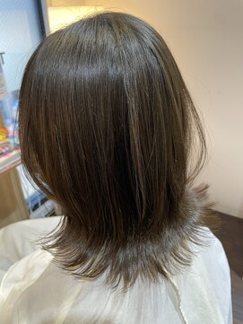 リセット 高槻センター街店(ReSET) ワンレン外ハネ顔まわりレイヤー