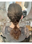 【結婚式ヘアセット×ロング 】