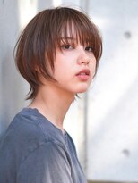 シーン(SCENE)&nbsp;くびれショート　うざバング　オレンジブラウン【天神/今泉】