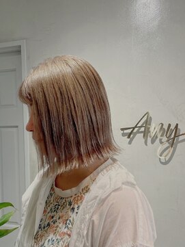 エニィ 池袋西口(Any) 黒髪/グレーベージュ/レイヤーロング/前髪パーマ/池袋