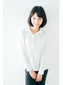 クラシカルボブ×ナチュラルカラー×スタイリッシュ
