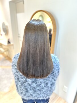 アンド ラ ブランシュ(&.La Blanche) 顔型別ヘアスタイル特集/ベージュ/エアリーロング/美髪のススメ