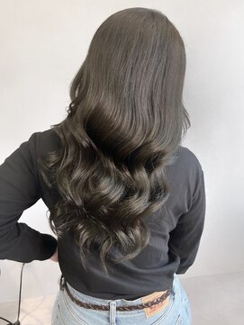 ミュラ(mulah) 透明感カラーオリーブグレージュ＊ブリーチなしダークカラー