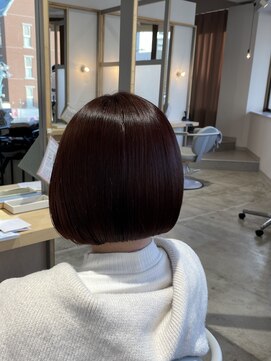 エクリュ(ecru) maroon color