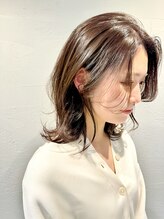 カプロハナレ(Capullo.Hanare)&nbsp;【Capullo Wu】シアーベージュブラウン×ロブディ