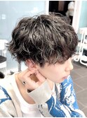 波巻きパーマ/メンズカット/メンズパーマ/谷町四丁目