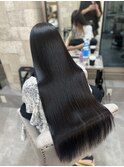 乾かしただけで理想のうる艶髪×髪質改善ストレート☆