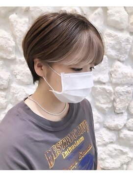 モアナバイヘッドライト 浦添店(Moana by HEADLIGHT) Moana【浦添】#フェイスフレーミング#丸みショート#マッシュ