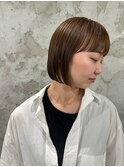 ワイドバングボブ