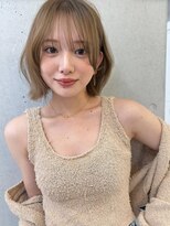 ソヨン 池袋店(SOYON) 《SOYON》束感切りっぱなしボブ