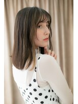 カバーヘア ブリス 志木南口駅前店(COVER HAIR bliss)&nbsp;透明感インナーカラーエアストレートTb9戸田公園20代30代40代