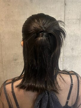 エイミー 伏見店(aemii) カチモリハーフアップ