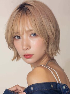 ブリング バイ スノードロップ 吉祥寺(BRING by Snowdrop) イメチェン/ホワイトブロンド/外ハネボブ/美髪/吉祥寺