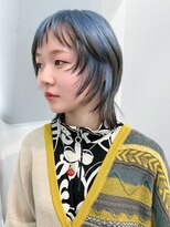 アルバム 渋谷パルコ(ALBUM) ウルフレイヤーおくれ毛美髪ミディアム前髪カット_ba547212