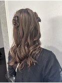 ふわふわハーフツイン