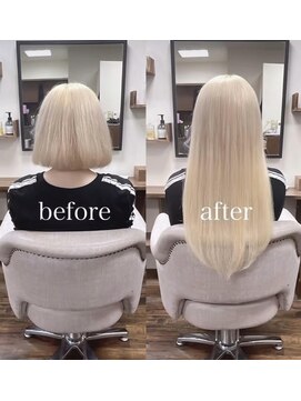 ルフレ 新宿本店1st(Reflet) ○プルエクステbefore after