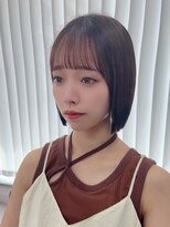 ネオリーブ クーロ(Neolive curro) 小顔タッセルボブ×縮毛矯正[ボブ/酸性ストレート/髪質改善】